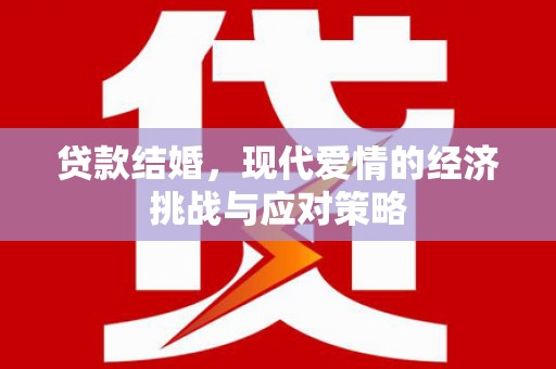 洛扎贷款结婚，现代爱情的经济挑战与应对策略