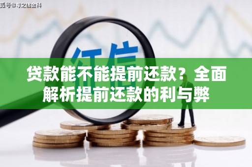 洛扎贷款能不能提前还款？全面解析提前还款的利与弊