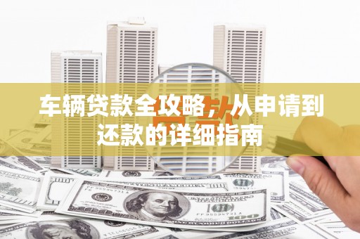 洛扎车辆贷款全攻略,从申请到还款的详细指南 洛扎车辆贷款全攻略,从申请到还款的详细指南