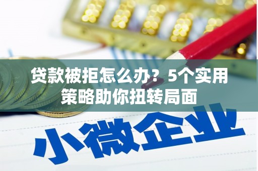 洛扎贷款被拒怎么办？5个实用策略助你扭转局面