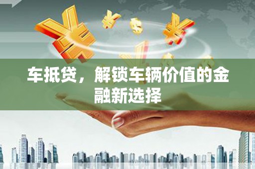 洛扎车抵贷，解锁车辆价值的金融新选择
