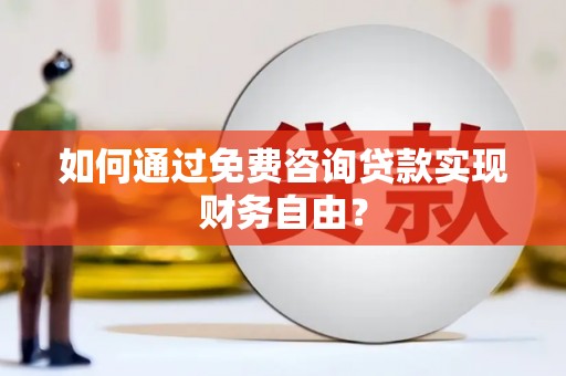 洛扎如何通过免费咨询贷款实现财务自由？