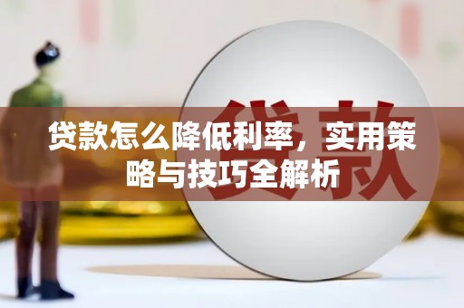 洛扎贷款怎么降低利率，实用策略与技巧全解析