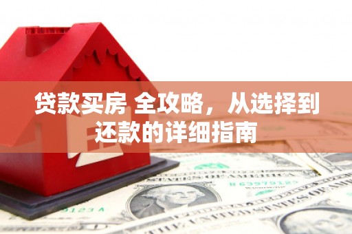 洛扎贷款买房 全攻略，从选择到还款的详细指南