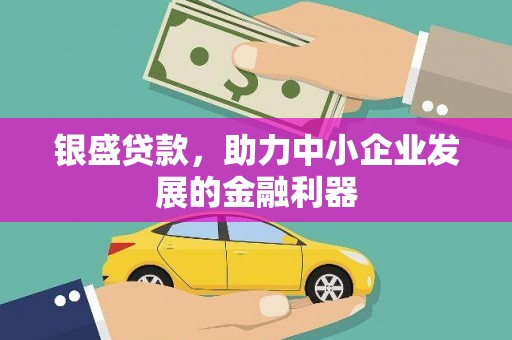 洛扎银盛贷款，助力中小企业发展的金融利器