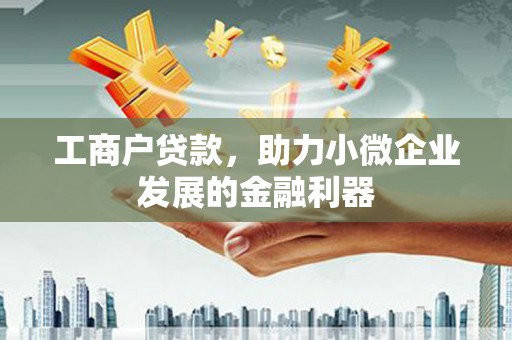 洛扎工商户贷款，助力小微企业发展的金融利器