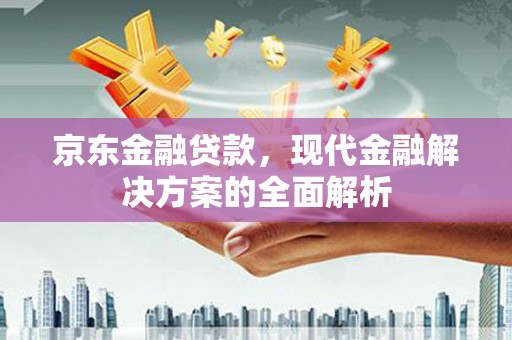 洛扎京东金融贷款，现代金融解决方案的全面解析