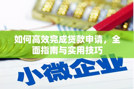 洛扎如何高效完成贷款申请，全面指南与实用技巧