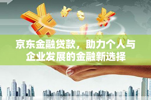 洛扎京东金融贷款，助力个人与企业发展的金融新选择
