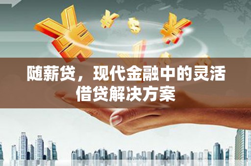 洛扎随薪贷，现代金融中的灵活借贷解决方案