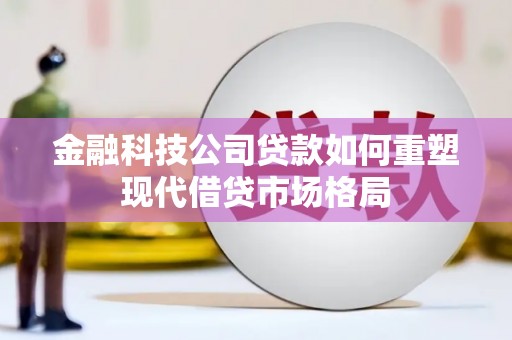 洛扎金融科技公司贷款如何重塑现代借贷市场格局