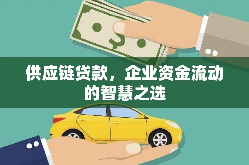洛扎供应链贷款，企业资金流动的智慧之选