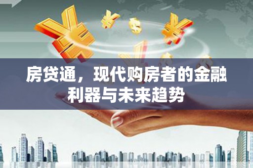 洛扎房贷通，现代购房者的金融利器与未来趋势