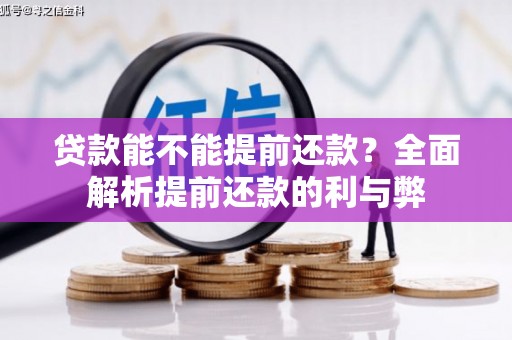 洛扎贷款能不能提前还款？全面解析提前还款的利与弊