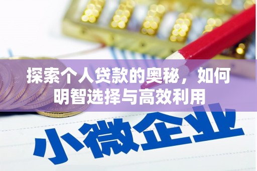 洛扎探索个人贷款的奥秘，如何明智选择与高效利用