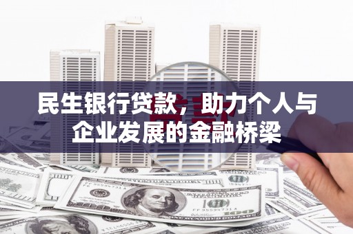 洛扎民生银行贷款，助力个人与企业发展的金融桥梁