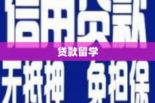 洛扎贷款留学