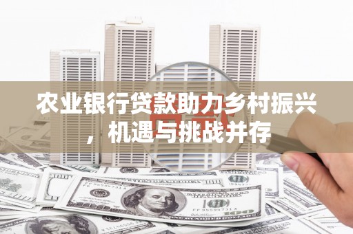 洛扎农业银行贷款助力乡村振兴，机遇与挑战并存