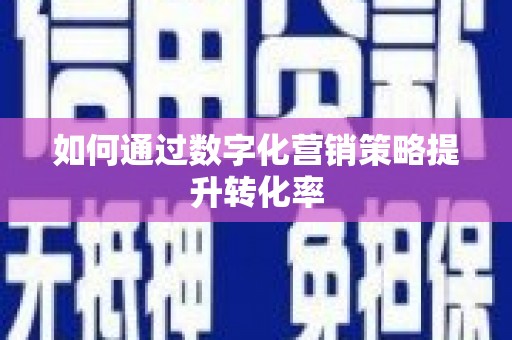 洛扎如何通过数字化营销策略提升转化率