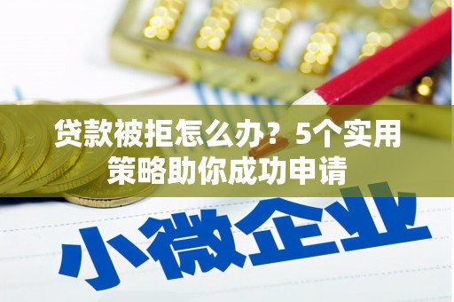 洛扎贷款被拒怎么办？5个实用策略助你成功申请