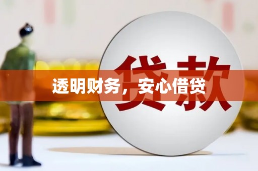 洛扎透明财务，安心借贷