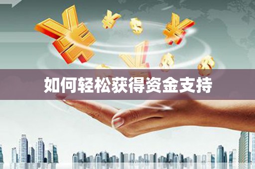 洛扎如何轻松获得资金支持
