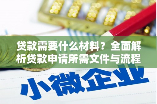 洛扎贷款需要什么材料？全面解析贷款申请所需文件与流程