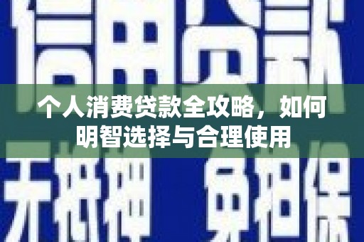 洛扎个人消费贷款全攻略，如何明智选择与合理使用
