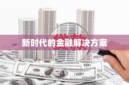 洛扎新时代的金融解决方案