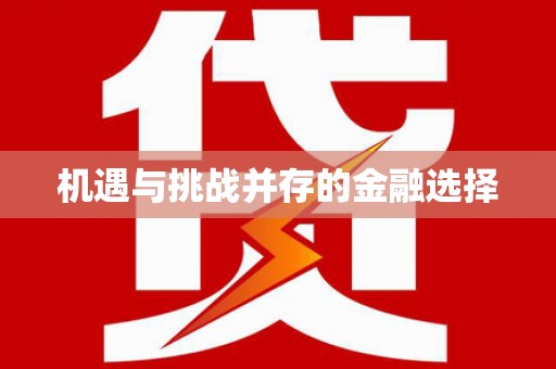 洛扎机遇与挑战并存的金融选择