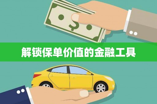 洛扎解锁保单价值的金融工具