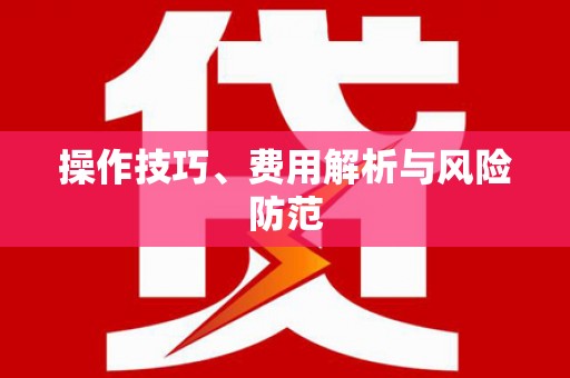洛扎操作技巧、费用解析与风险防范
