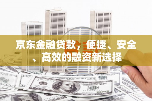 洛扎京东金融贷款，便捷、安全、高效的融资新选择