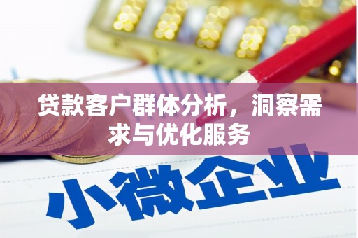 洛扎贷款客户群体分析，洞察需求与优化服务
